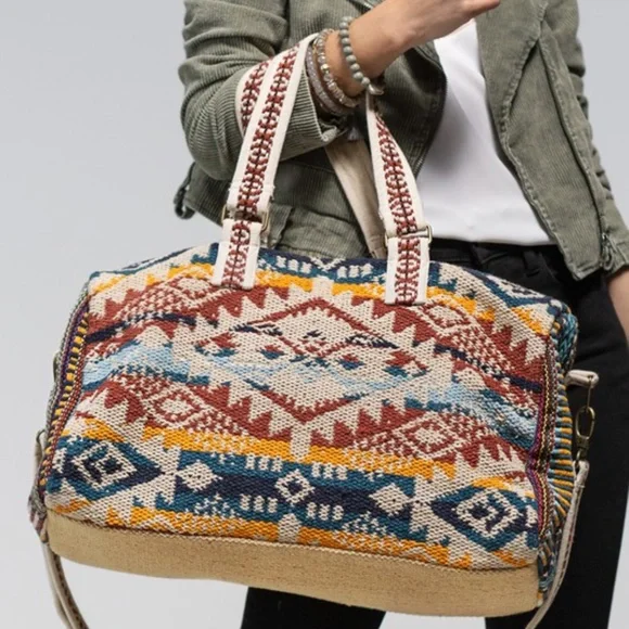 SOLD OUT Destiny Handmade Colorful Western Boho Ethnic Navajo Pattern Motif - Picture 5 of 9